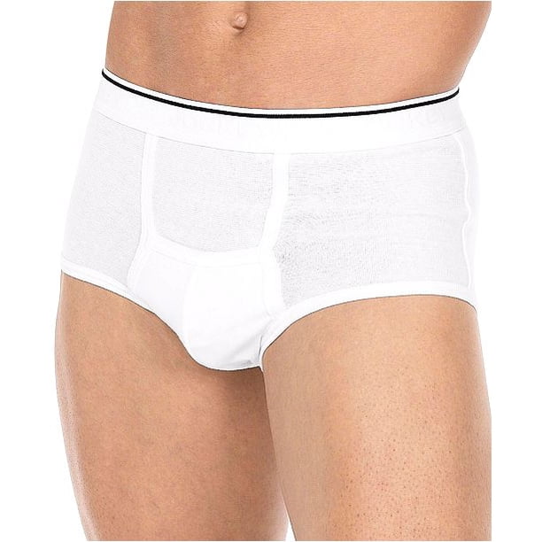Jockey Jockey Men's Underwear Pouch Brief 3 Pack, white, L