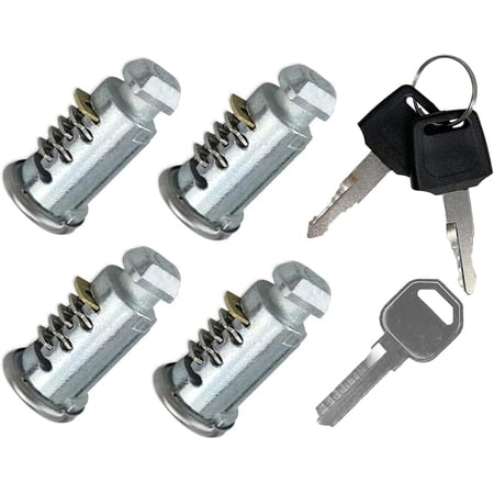 4 Pack Lock Cores Compatible with Thule One-Key System Lock Cylinders, Key Cylinder for Bike Rack, Roof Cargo, Roof Rack, Towers, Ski Rack