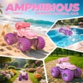 thumbnail image 4 of Coche a control remoto BEZGAR Pink Monster Truck 1:16 para niñas, 4 of 6