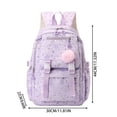 thumbnail image 3 of WAYUTE Kids Backpack Stylish Large Capacity Star Print Backpacks for Girls Cute Everyday Use Versatile Twin Shoulder Design Bookbag Casual School Activities, 3 of 7