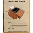 thumbnail image 6 of 5-in-1 Car Center Console Cover Booster Multifunctional Car Center Console Cushion Pad with Cup Holder & Tissue Box & Side Pockets Arm Rest Cover for Car, 6 of 8