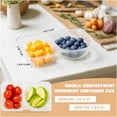 thumbnail image 3 of 20 Pack Leakproof 2-Compartment Snack Containers with Lids – BPA-Free Meal Prep Sauce Cups for Kids & Adults – Stackable, Reusable Food Storage, 3 of 6