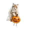 thumbnail image 4 of Estatua de gato para jardín shamjiam decoración de Halloween estaca de metal realista 158 x 254 cm, 4 of 8