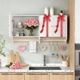 thumbnail image 6 of Valentine's Day Door Decoration Romantic Bow with Heart Patterns for Gate Indoor Party Backdrop Holiday Decor, Size 78.7 inches, 6 of 6