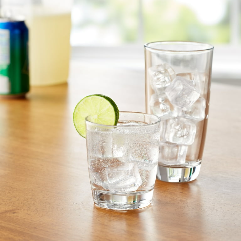 Mainstays 16-Piece Drinkware Glass Set