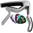 thumbnail image 5 of MQOUO Guitar Capo for Acoustic and Electric Guitars - Rosewood Color with 5 Picks, 5 of 13