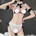thumbnail image 3 of Gibobby Lenceria mujer sexy Lencería sexy para mujer, ropa interior sexy, lencería para mujer(Blanco, Talla única), 3 of 5