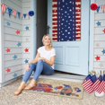 thumbnail image 6 of Fourth of July Gnomes Door Mats Non-Slip Independence Day Memorial Day Welcome Doormat Indoor Outdoor Kitchen Farmhouse Decor Burlap 17 X 30 Inch, 6 of 6