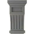 thumbnail image 2 of Ekena Millwork 7"W x 7 1/2"D x 13"H Fluted Wood Vintage Decor Corbel, Pebble Grey, 2 of 6