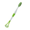 thumbnail image 1 of Tongue Scraper Green Tea Toothbrush Oral Cleaning Remove Coating Tongue Cleanering Fresh Breath Remove Coating Brush Random Color, 1 of 7