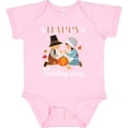 thumbnail image 3 of Inktastic Happy Thanksgiving Christian Pilgrims Holiday Boys or Girls Baby Bodysuit, 3 of 5