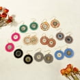 thumbnail image 7 of Colorful Beaded Earrings For Women Statement Boho Bead Dangle Earrings Lightweight Bohemia Drop Earring For Women, 7 of 7
