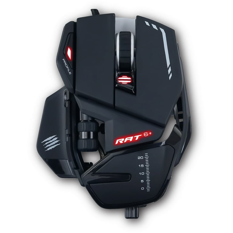 Mad Catz, MDCMR04DCAMBL00, The Authentic R.A.T. 6+ Optical Gaming