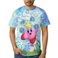 thumbnail image 5 of Kirby Dreamland Unisex Short Sleeve T Shirt Daily Novelty 3D Printed T-Shirts Soft Comfortable Tee Shirt Top For Men And Women, 5 of 7