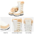 thumbnail image 2 of Dream Pairs - Botas cálidas impermeables de piel sintética para mujer, botas de nieve para senderismo al aire libre de media pantorrilla MAINE Dream Pairs MAINE, 2 of 6