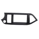 thumbnail image 5 of Marco De Radio, 2Din Stereo Fascia Trim Durable ABS Para Reemplazo De Automóvil Para Kia Picanto Morning 2011 Cergrey Radio Fascia, 5 of 8