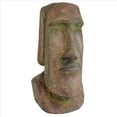 thumbnail image 1 of Design Toscano Easter Island Ahu Akivi Moai Monolith Garden Statue, Medium, 16 Inch, Polyresin, Grey Stone, 1 of 4