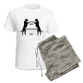 thumbnail image 5 of CafePress - Irish Wolfhounds Rule Women's Light Pajamas - Women's Short Sleeve Print T-Shirt and Pants Light Cotton Pajama Set, 5 of 7