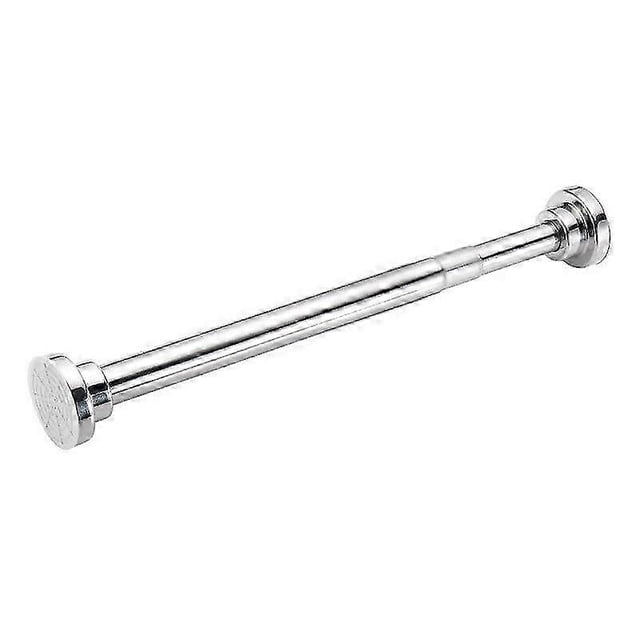Shower Tension Bar Curtain Rod Without Drilling Rod Stainless Steel Telescopic Bar 55-85cm, Curtain Rod Without Drilling