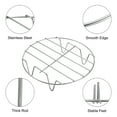 thumbnail image 3 of Uxcell Round Cooking Rack 7.1" Dia Stainless Steel 1.8" Tall for Cooking, Silver, 3 of 5