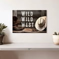 thumbnail image 2 of Elephant Stock Wild Wild West Wall Art - Horizontal Canvas Wall Art - Living Room Wall Decor - Our America Canvas - Brown And Gray Decor - 12" x 8", 2 of 8