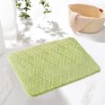 thumbnail image 6 of sruoe Bath Rugs, Bath Mats for Bathroom Floor, Bathroom Rugs, Non Slip WaterAbsorbent Stain Resistant Bath Mats, Cotton Mat, Bathroom Door Mat Household Use, Green, 6 of 6
