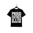 thumbnail image 1 of Camiseta divertida para el Día del Padre con el texto "Padre orgulloso de unos pocos niños tontos". Camiseta para hombre y mujer., 1 of 6
