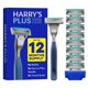 thumbnail image 1 of Rastrillo Harry's Plus con mango y 9 cartuchos de 5 hojas con pivote avanzado, 1 of 9