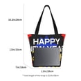 thumbnail image 4 of Kdxio Happy New Year 2024 Women Reusable Grocery Bags Foldable Ripstop,Reusable Shopping Bags for Shopping,Gym,Gift, 4 of 7