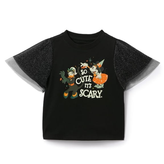 Minnie Mouse and Daisy Duck Halloween T-Shirt for Girls Size Small 5/6