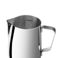 thumbnail image 3 of Jarra de espuma de leche de acero inoxidable Espresso Latte Coffee Pitcher Barista Craft Scale Cup 3 hebras Scienceny JJ18349-05, 3 of 3