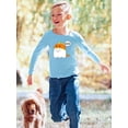 thumbnail image 2 of Boo. Cute Ghost In Costume Ii Long Sleeve Toddler -Image by Shutterstock,  3 Toddler, 2 of 4