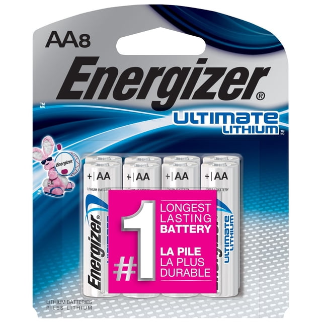 Pilas Energizer Ultimate Lithium AA Paquete de 8