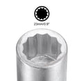 thumbnail image 4 of Uxcell 3/4 Inch Square Drive 12 Point 23mm Standard Impact Socket Alloy Steel, 4 of 5