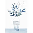 thumbnail image 2 of Isabelle Z 17x24 White Modern Wood Framed Museum Art Print Titled - Indigo Bouquet II, 2 of 4