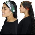thumbnail image 2 of ToBeInStyle Pack of 4 Unisex Versatile Infinity Facial Scarves Mask Bandana 4-Pack Assorted, 2 of 4