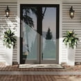 thumbnail image 1 of Modern Tall White Rattan Planters Set of 2 – 32 Inch & 24 Inch Large Flower Pots with Drainage Holes – Durable Decorative Plastic Indoor Outdoor Containers for Trees, Flowers, Porch, Patio, Garden, 1 of 7