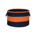 thumbnail image 1 of Color Block Panier Rond - Marine/orange 18''x12'', 1 of 1