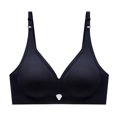 thumbnail image 2 of Levmjia Womens Comfortable Bra Breathable No Wire Soft Nylon Mesh Sexy Everyday Wear Solid Color Adjustable Straps Hand Wash S-XL, 2 of 6