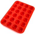 thumbnail image 3 of TRIANU Silicone Muffin Pan - Mini 24 Cups Cupcake Tray, Non-Stick Silicone Baking Molds for Making Muffin Cakes, Cupcake, Chocolate, Bread, Tart and Desserts, Red, 3 of 7
