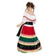 thumbnail image 4 of Lucakuins Disfraz de Halloween para niñas, vestido tradicional mexicano con cinturón y linda diadema para fiesta de niños pequeños, traje de cosplay Lucakuins  moda, 4 of 9
