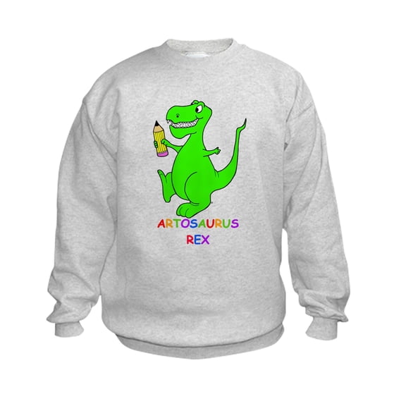 CafePress - Artosaurus Rex Kids Sweatshirt - Kids Sweatshirt, Youth Crew Neck Sweatshirt
