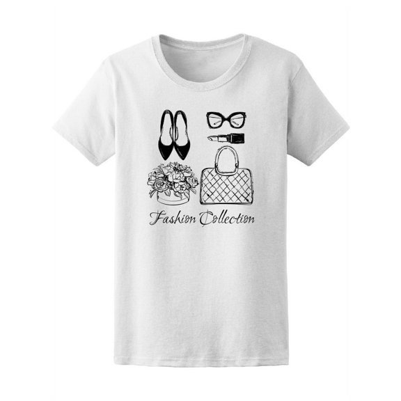 Fashion Collection Shoes Sketch Tee Women's -Image by Shutterstock