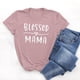 thumbnail image 5 of Blusa suelta estampada con cuello redondo y manga corta para mujer OAVQHLG3B Store  lin121212, 5 of 5