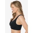 thumbnail image 3 of Comfort Choice Women's Plus Size Wireless Front-Close Lounge Bra, 3 of 6