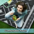 thumbnail image 5 of SAYFUT Patio Mat Outdoor Rug Patio Deck RV Reversible Area Rug Camping Floor Mat, 5 of 8