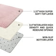 thumbnail image 5 of Solid Color Fluffy Rugs, Non-slip Soft Shaggy Floor Carpet Mats & Rugs for Room Decor, Washable Non-slip Modern Area Rug, Modern-style Decorative Carpets for Home Livingroom Bedroom, Pink, 5 of 9