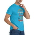 thumbnail image 5 of Dont Mess With-Me My Grandma Is Crazy Men'S Basic Short Sleeve T-Shirt Spider Baby Blue 4x-Large, 5 of 5