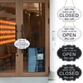 thumbnail image 1 of Double-Sided Wooden Open Closed Sign Rustic Vintage Distressed Solid Wood Wall Hanging Entrance Door Shop Storefront Home Decor Reversible Durable Plaque 1 Piece Clear Status Display, 1 of 8