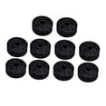 thumbnail image 2 of Decodeary 10x Cymbal Stand Felts Percussion Instrument Replacement Felts Gray Hi Hat Black φ4x1.5cm, 2 of 3